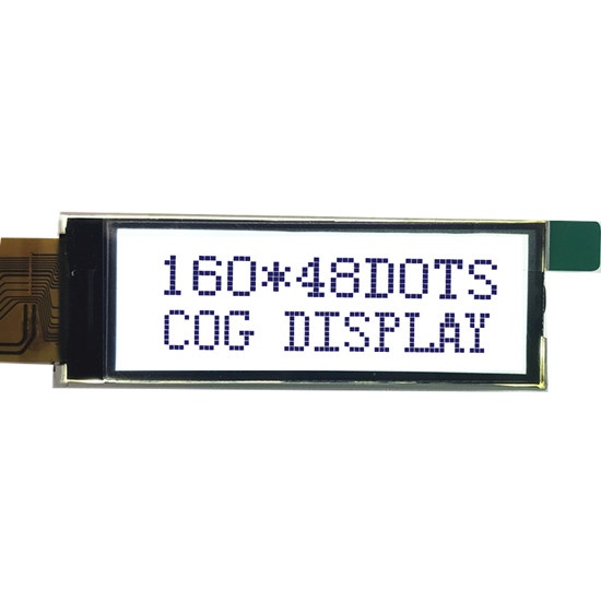 Custom Size 160x48 Graphic LCD Display With White Backlight