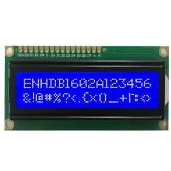 16x2 Character LCD Display Blue/Gray/Y-G Color
