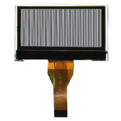 2.4'' Black 128x64 Graphic LCD Serial Interface