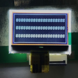 1.15'' Custom White On Black 128x64 Graphic LCD