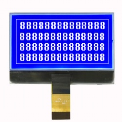 Blue 128x64 Pixels LCD Module For Water Purifier